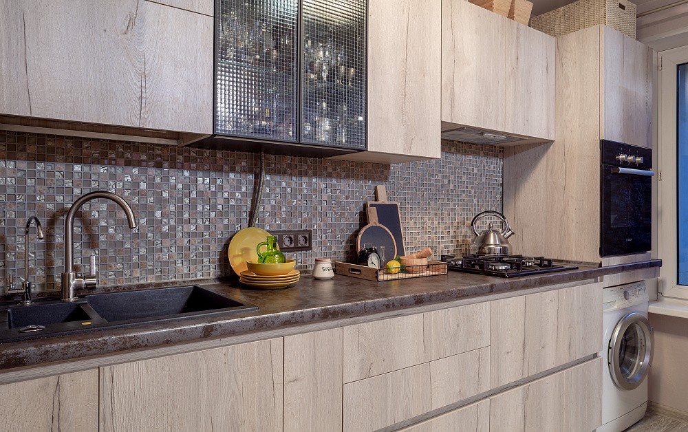 Кухня Стоун Вуд Space Line