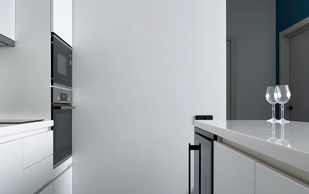 Функциональная кухня с островом 